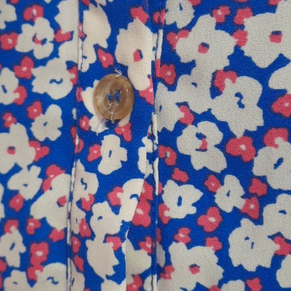 Floral Slip Maxi Dress in Blue - Picture 3 of 3